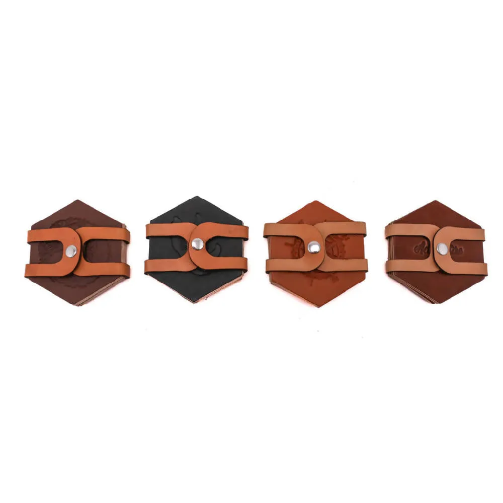 Leather Hexagon Coaster Set