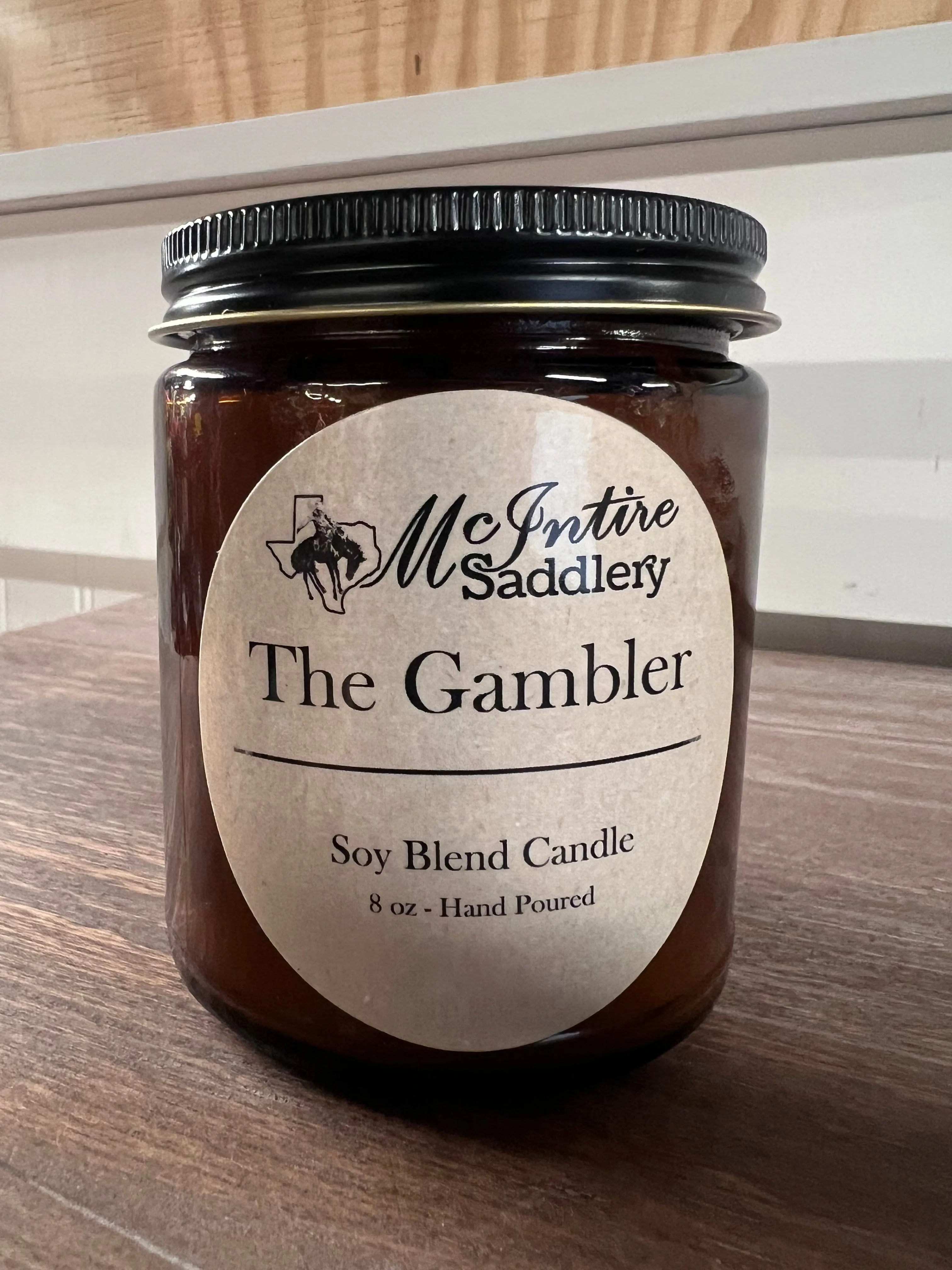 MCINTIRE SADDLERY 8OZ_CANDLE -