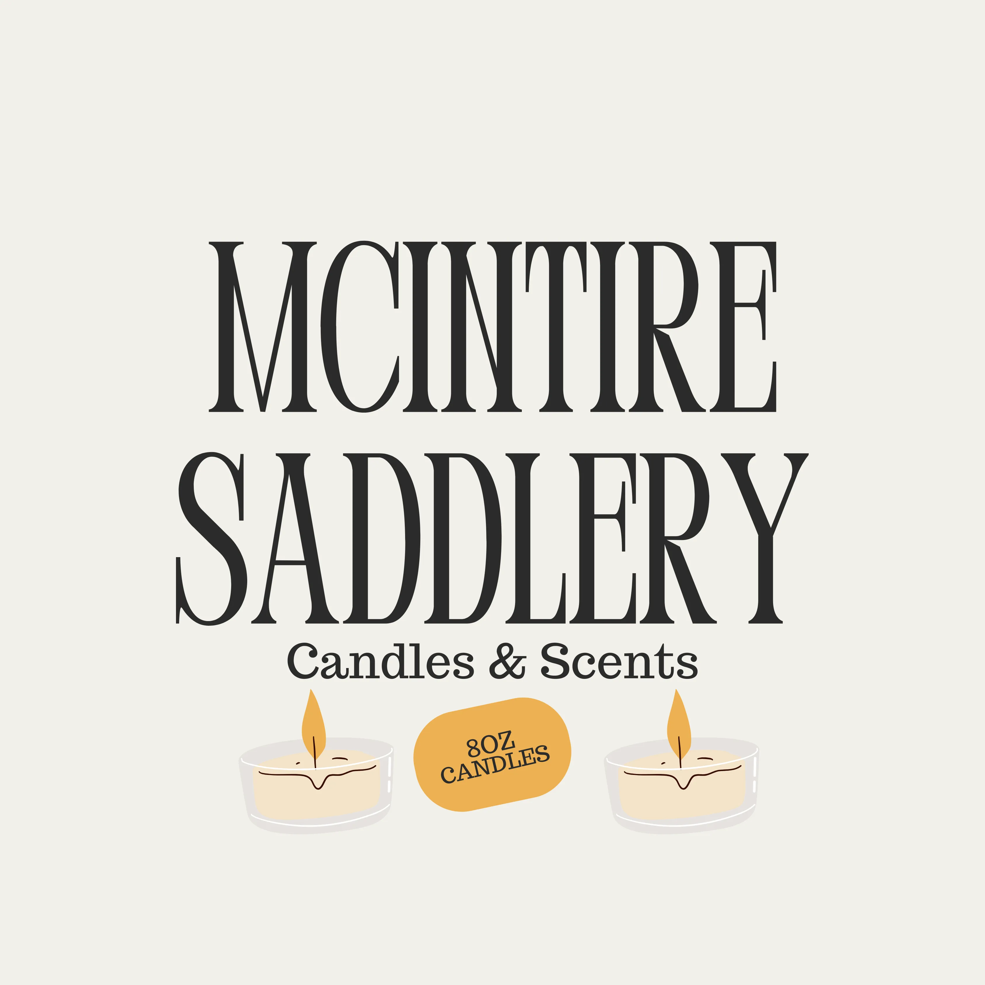 MCINTIRE SADDLERY 8OZ_CANDLE -