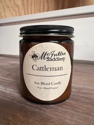 MCINTIRE SADDLERY 8OZ_CANDLE -