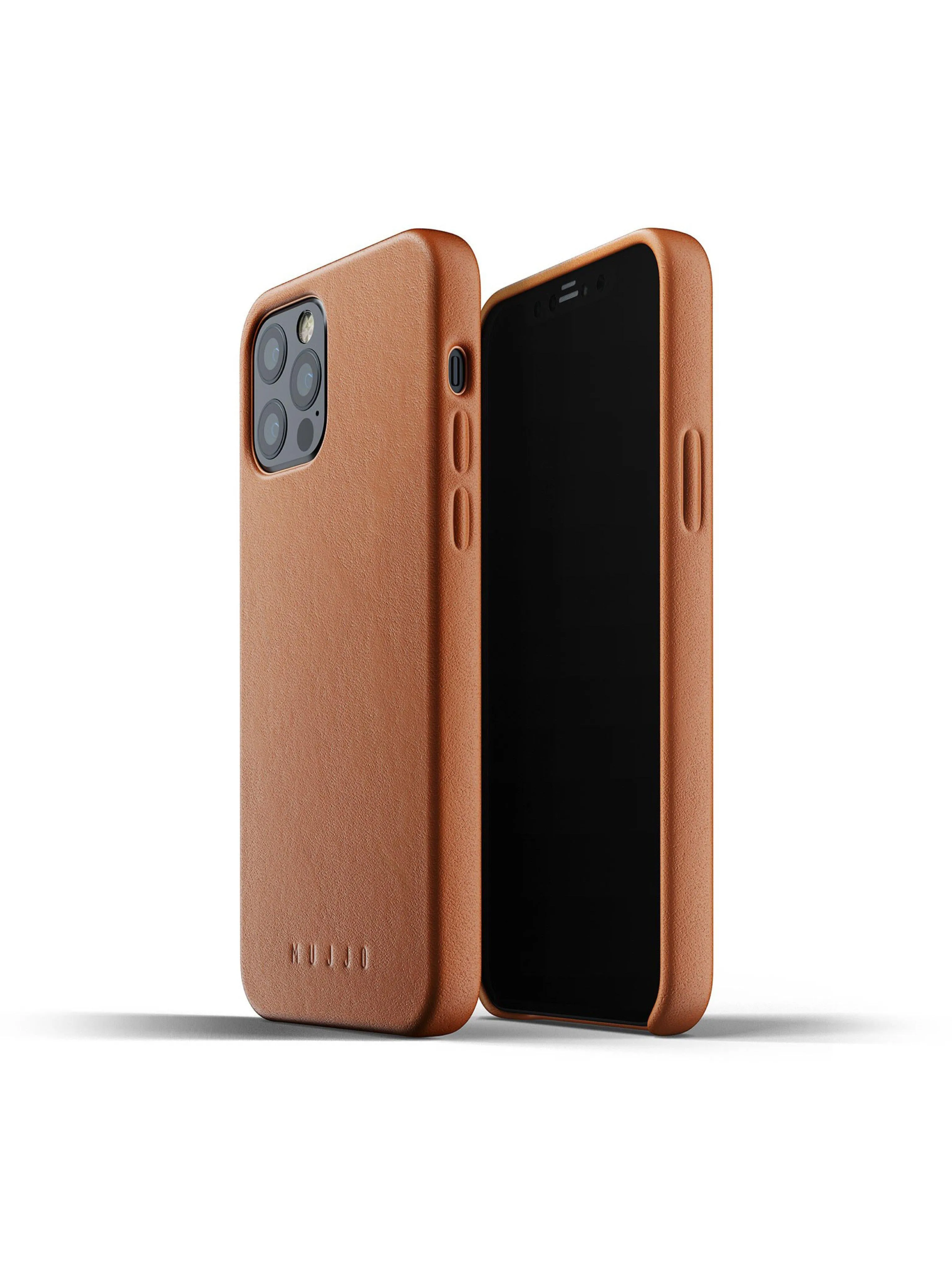 Mujjo Full Leather Case for iPhone 12 & 12 Pro Tan