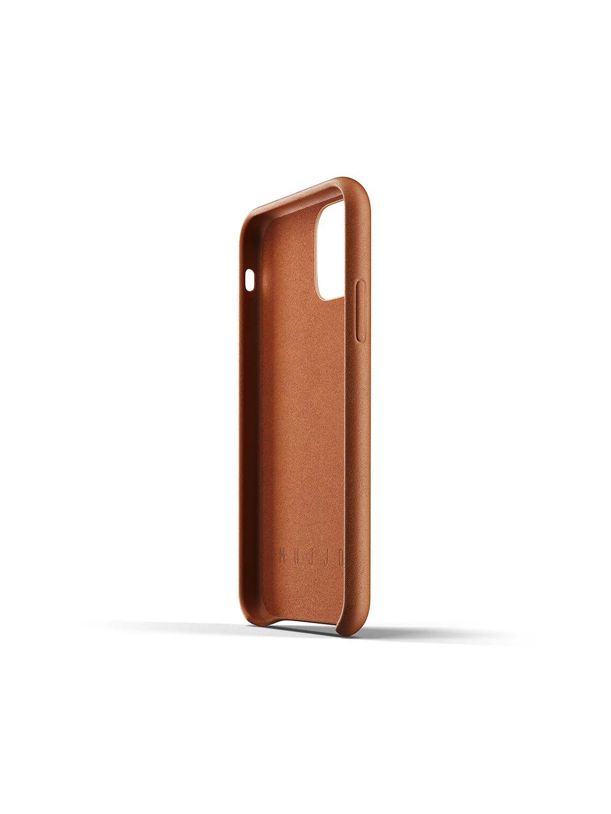 Mujjo Full Leather Wallet Case for iPhone 11 Pro Tan