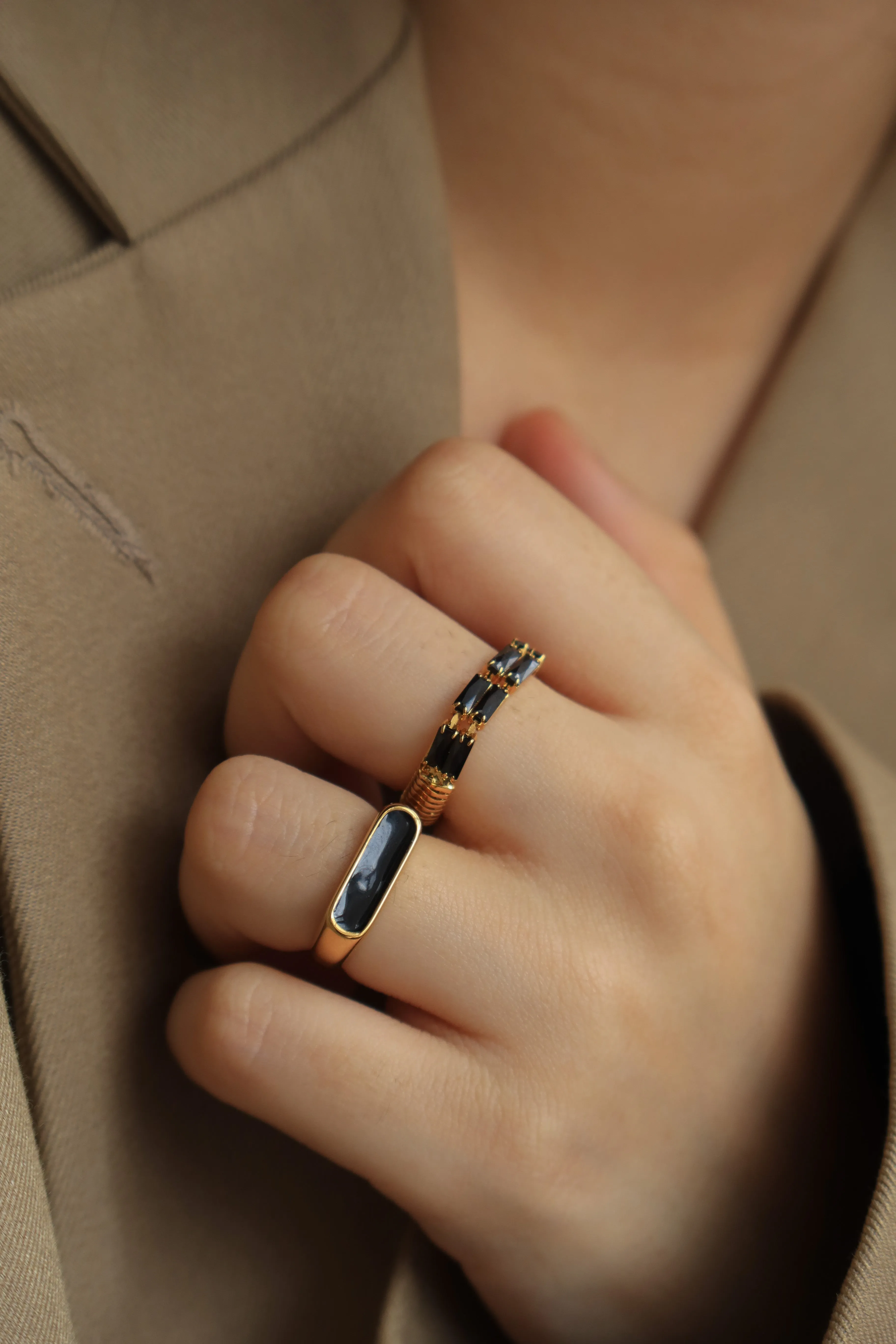 Onyx Glam Jewelry Set