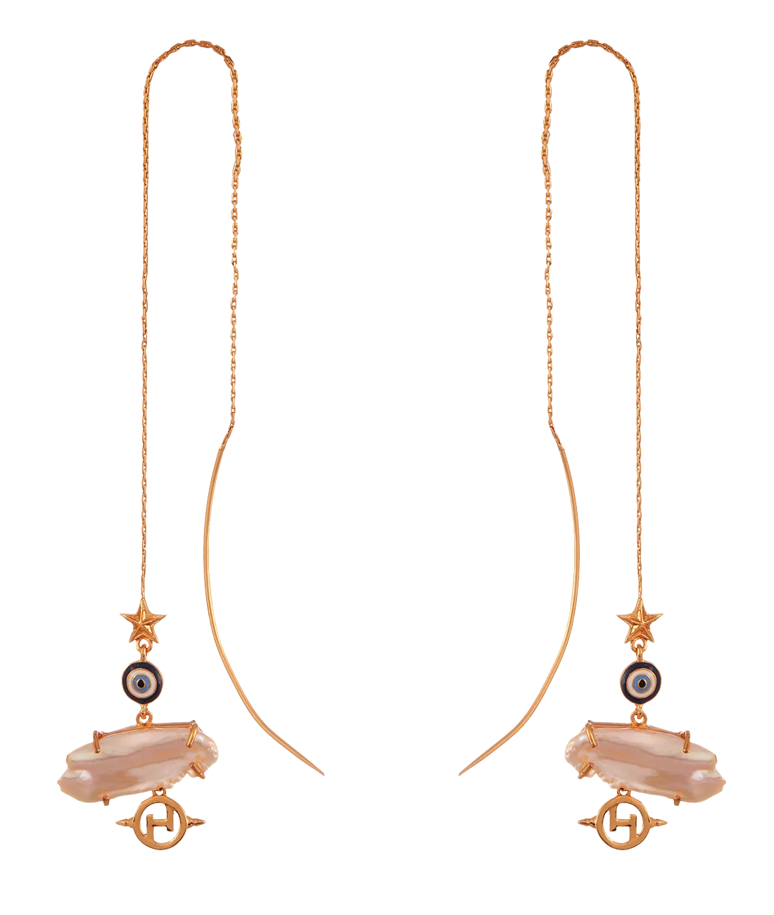 Outhouse   -   Pearls des Celeste Threader Earrings
