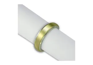 Palladium & 14ct Gold Bi-Tone Ring
