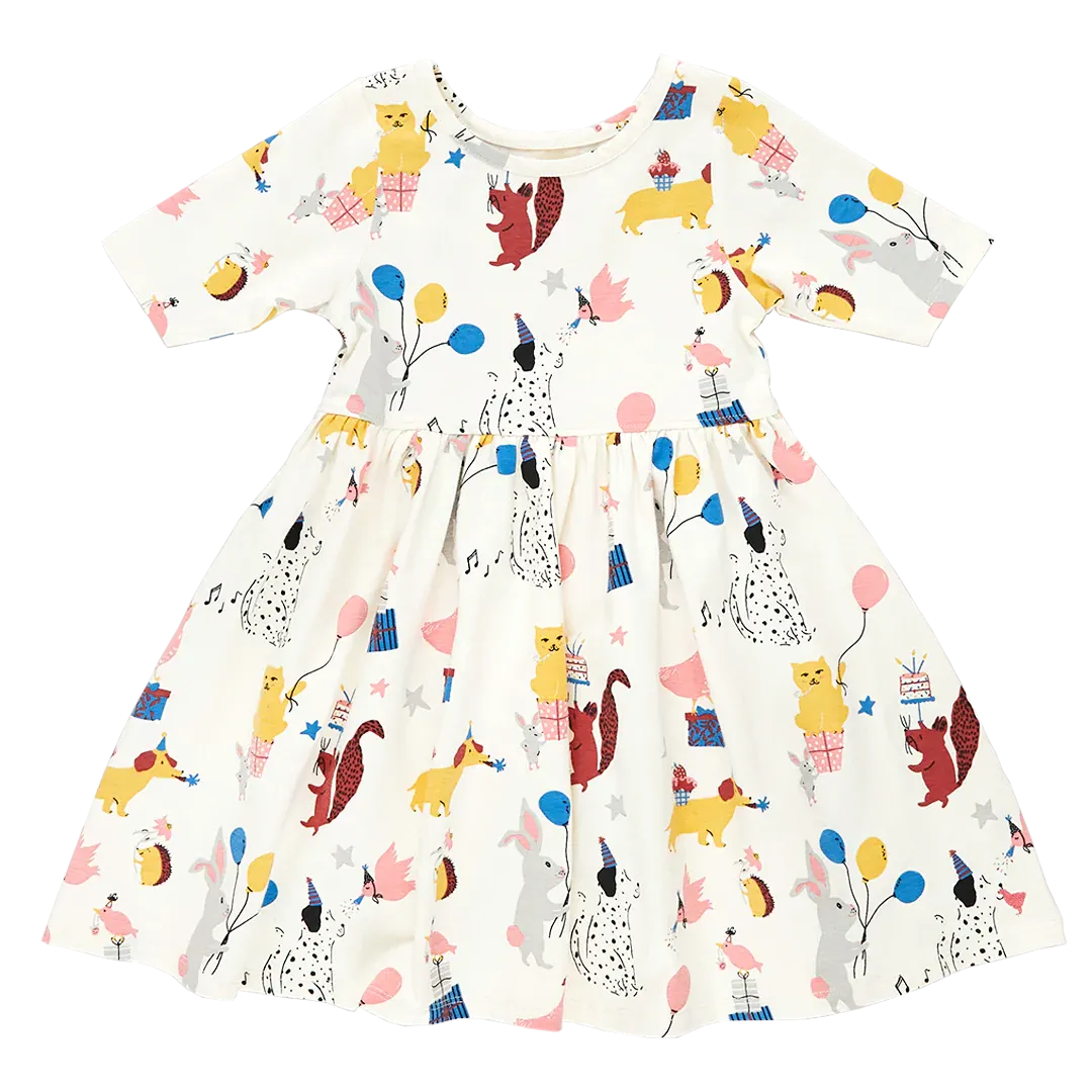 Pink Chicken Girls Organic Steph Dress - Birthday