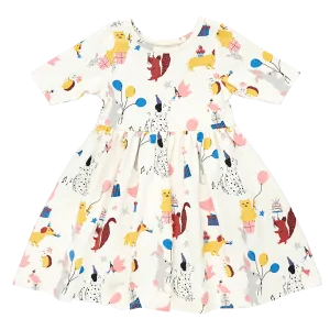 Pink Chicken Girls Organic Steph Dress - Birthday