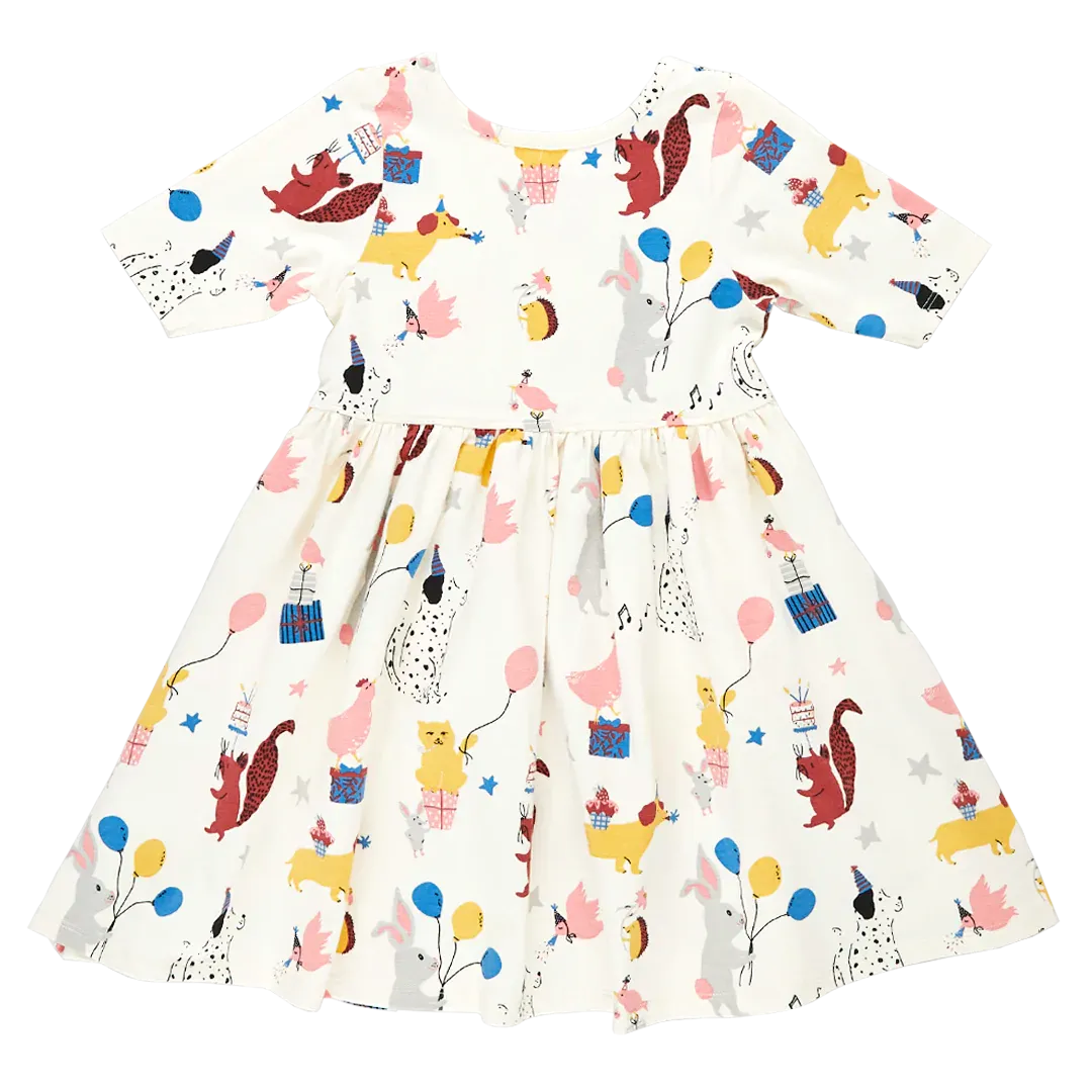 Pink Chicken Girls Organic Steph Dress - Birthday