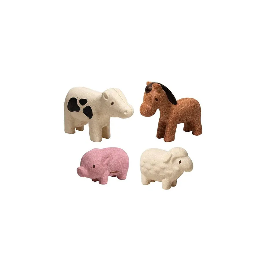 Plan Toys - Farm Animal Set