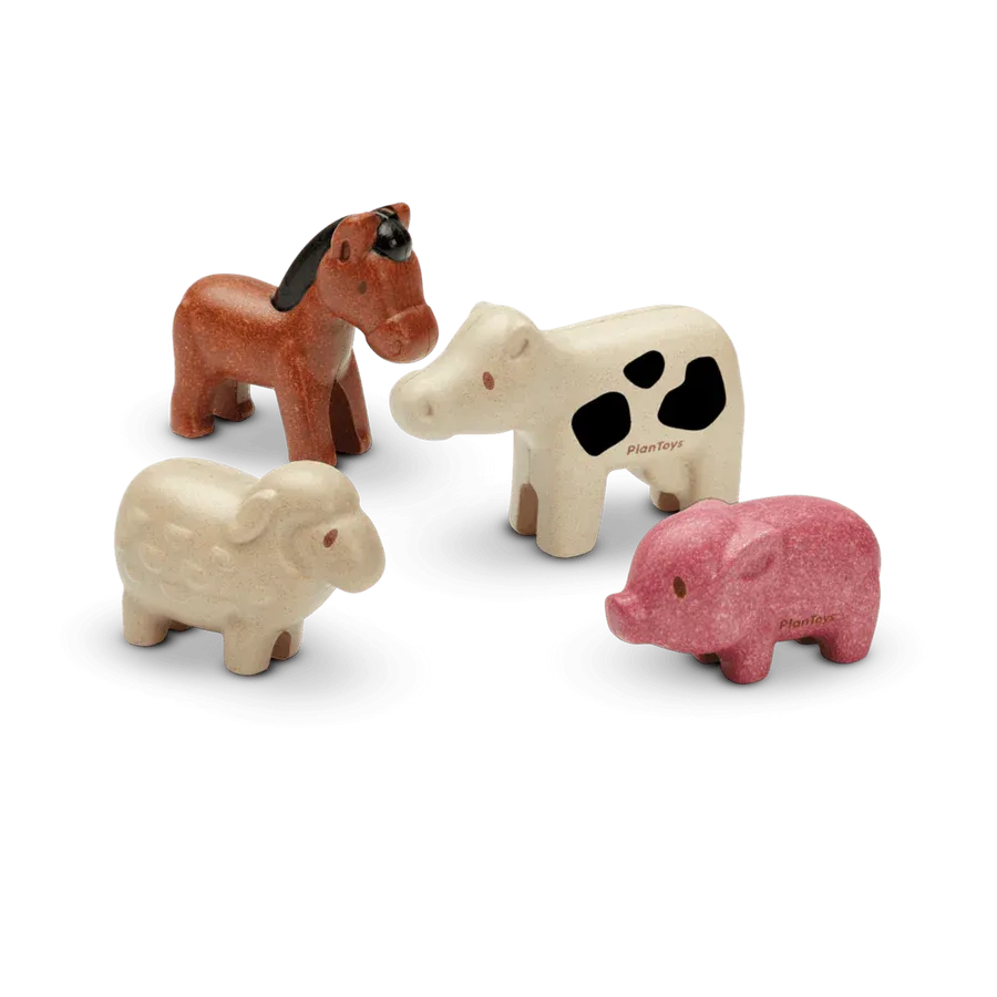 Plan Toys - Farm Animal Set