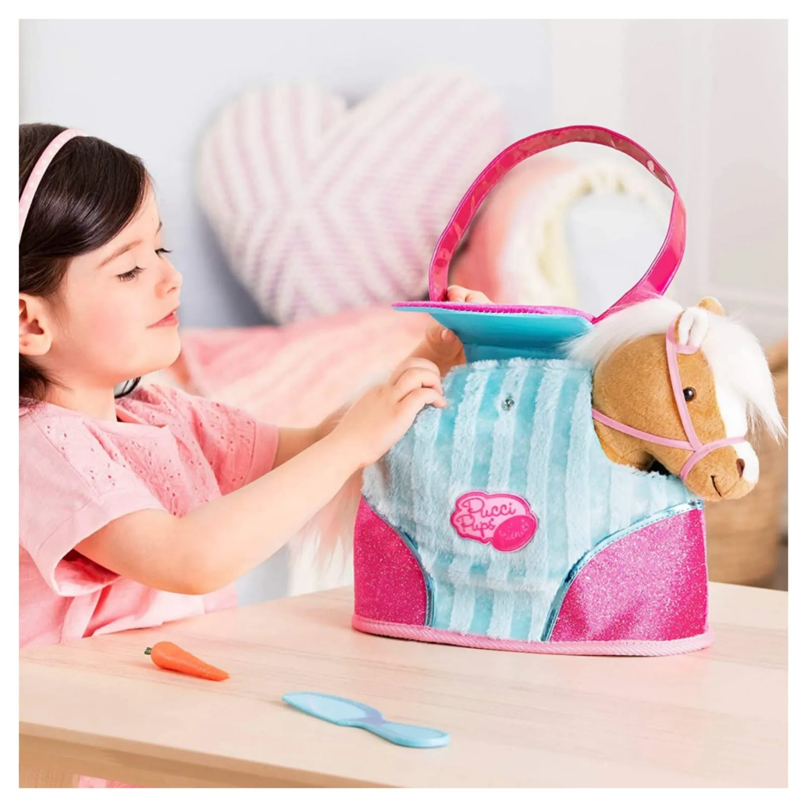 Pucci Pup Heart & Stripes Pony Bag