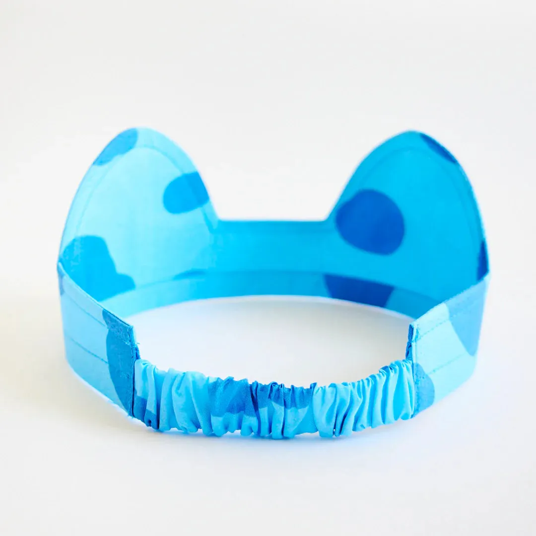 Sarah's Silks Blue Puppy Ears