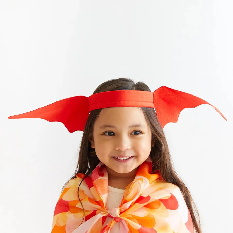 Sarah's Silks Crown - Red Dragon Ears