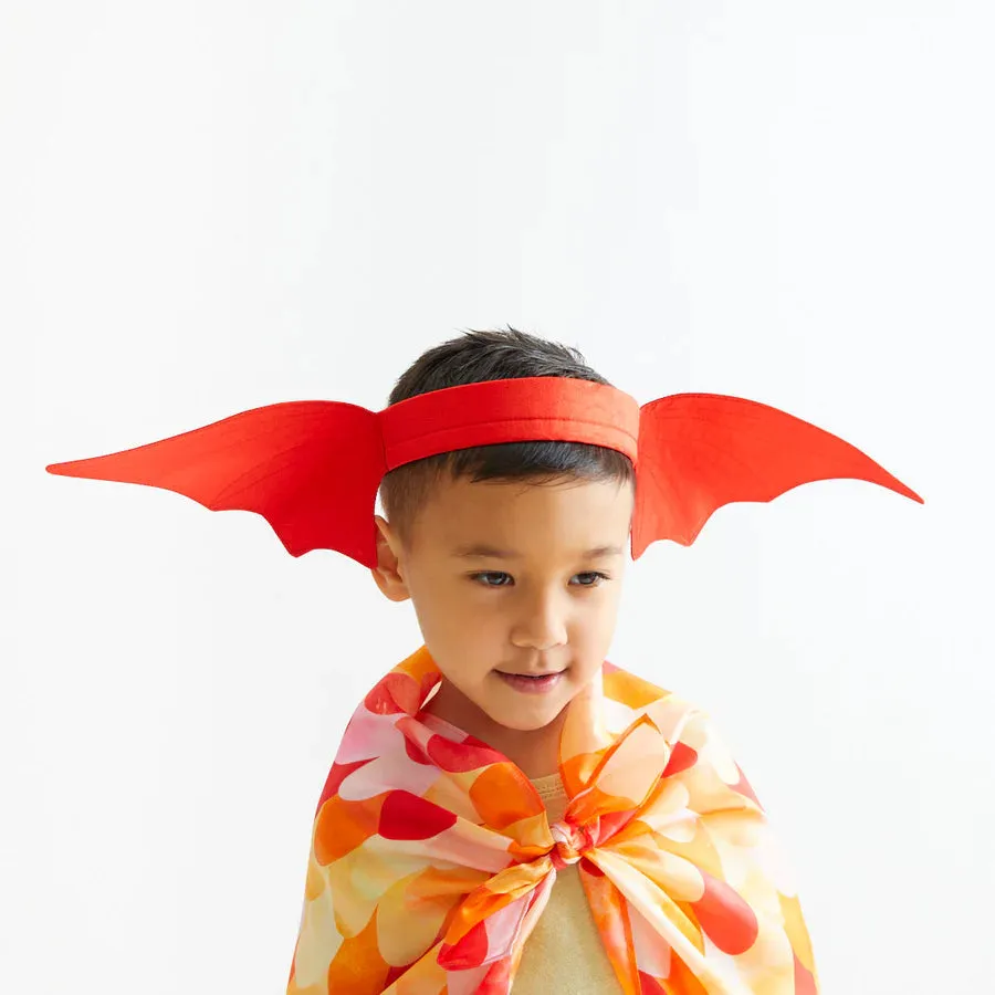 Sarah's Silks Crown - Red Dragon Ears