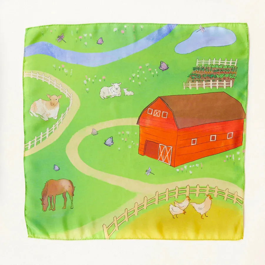 Sarah's Silks Playmap - On The Farm