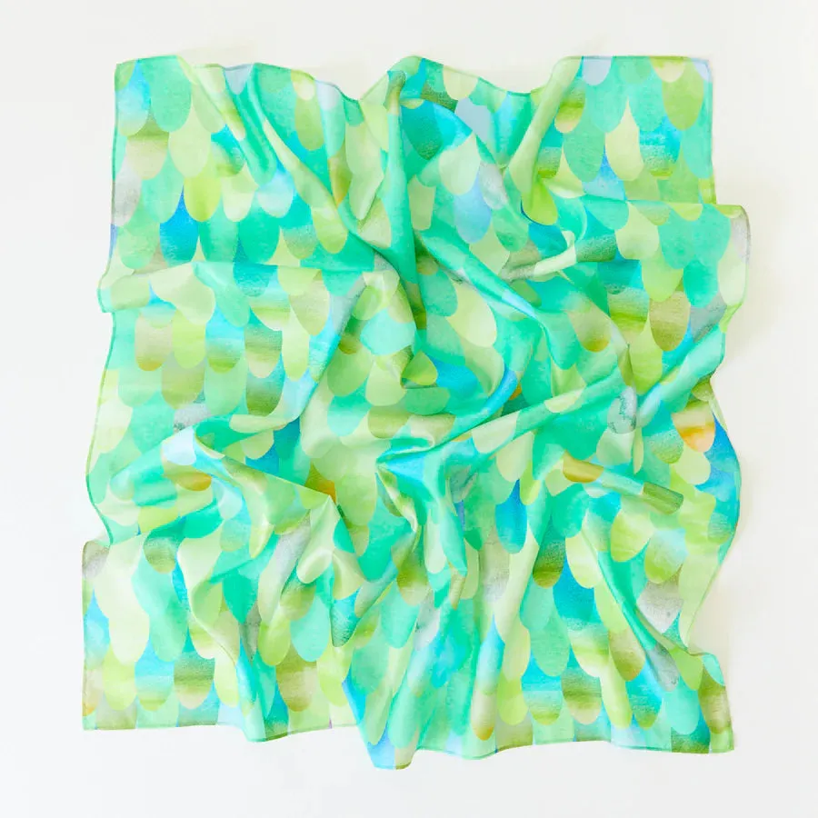 Sarah's Silks Playsilk - Green Dinosaur