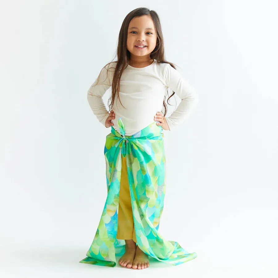 Sarah's Silks Playsilk - Green Dinosaur