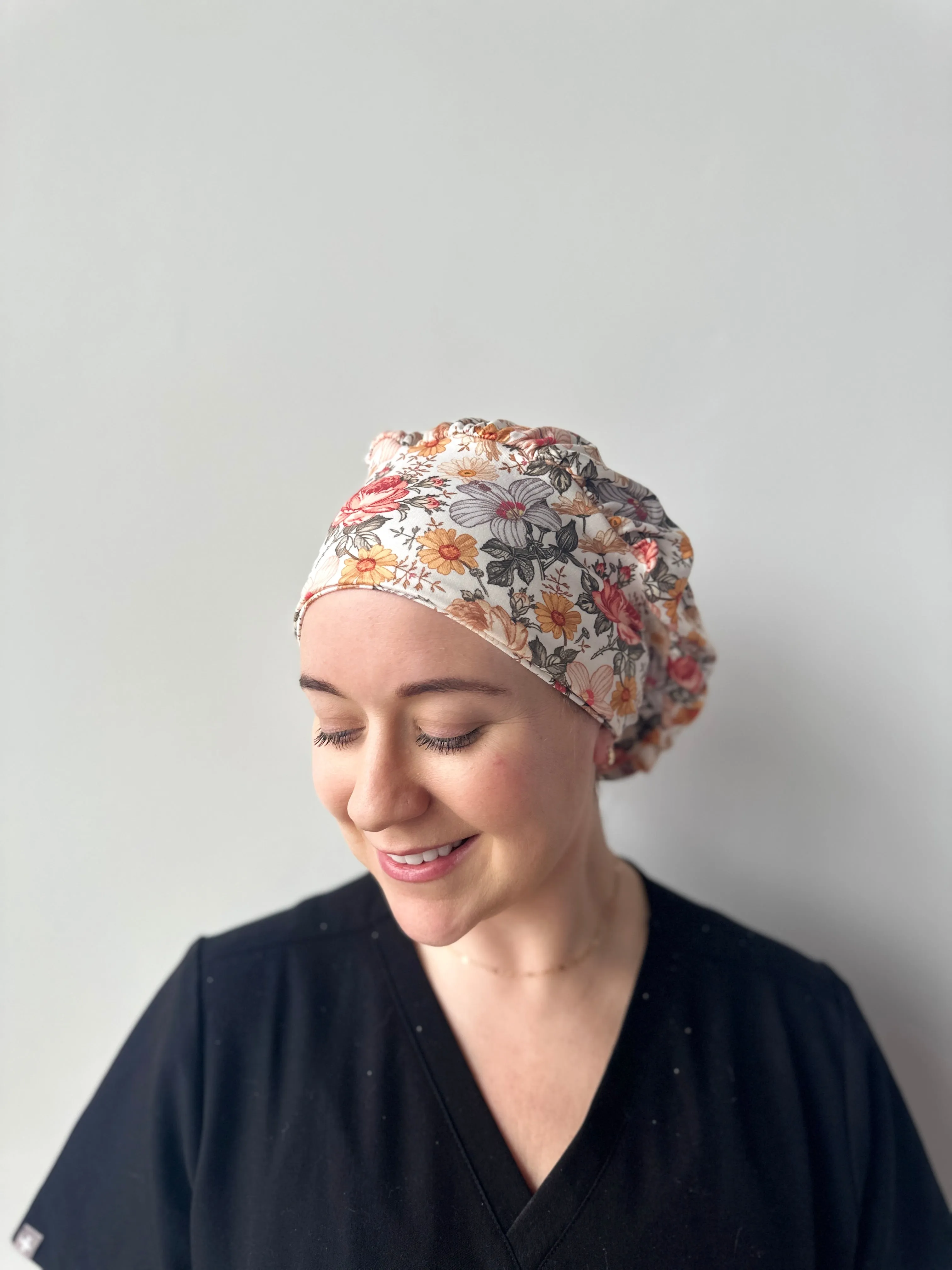 Scrub Hat - Vintage Floral
