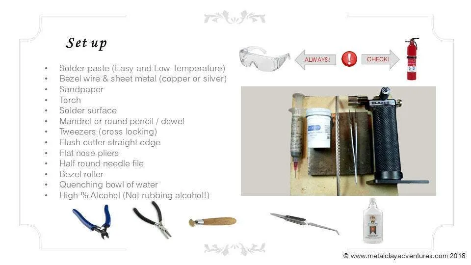 Sky Guide 6: Simple Soldering Step Guide Tutorial - An introduction to Artisan Grade Jewelry Making Soldering
