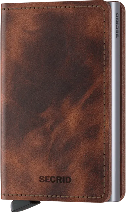 Slimwallet - Vintage Brown