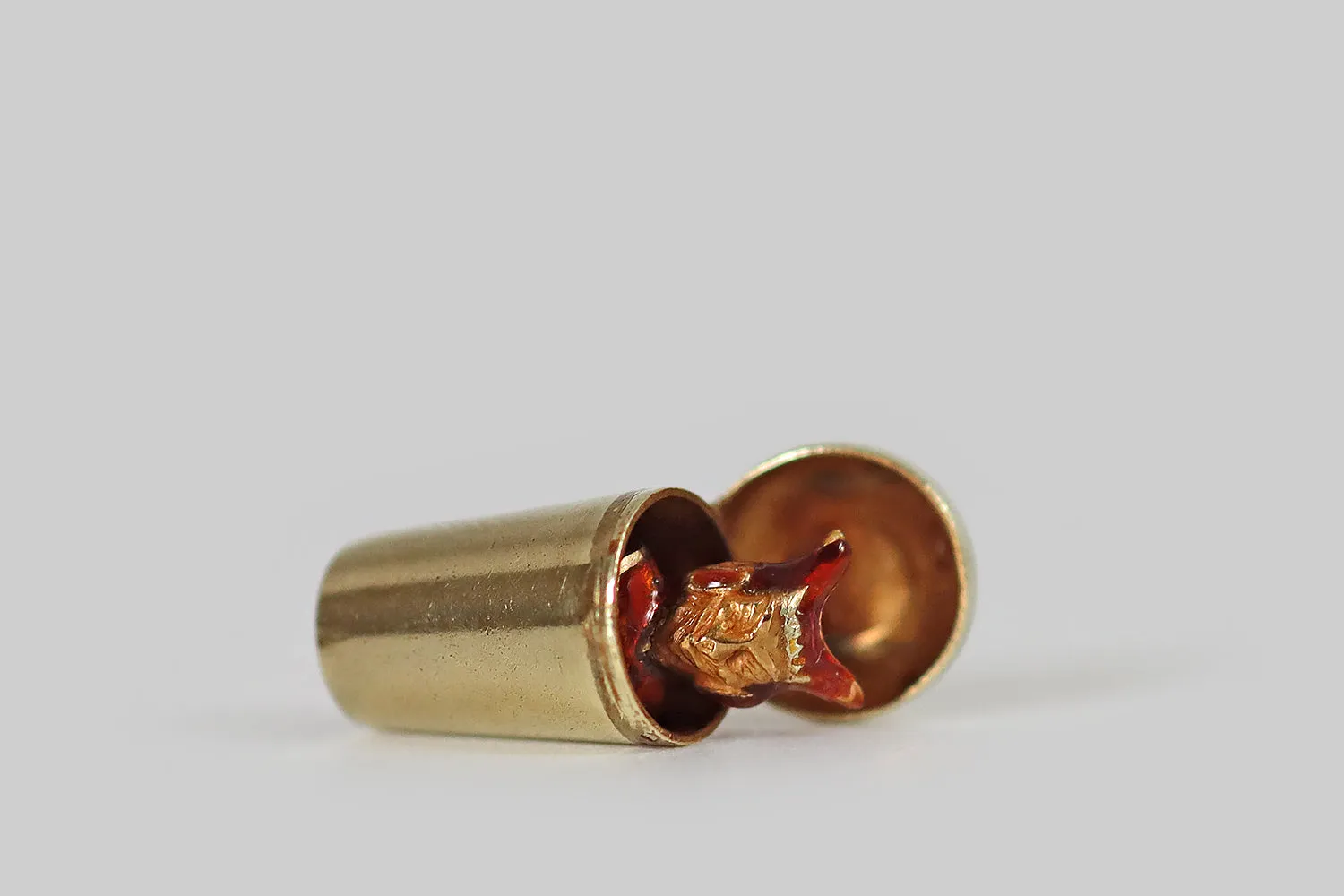 Sloan & Co. Enamel Devil in a Cocktail Shaker Charm