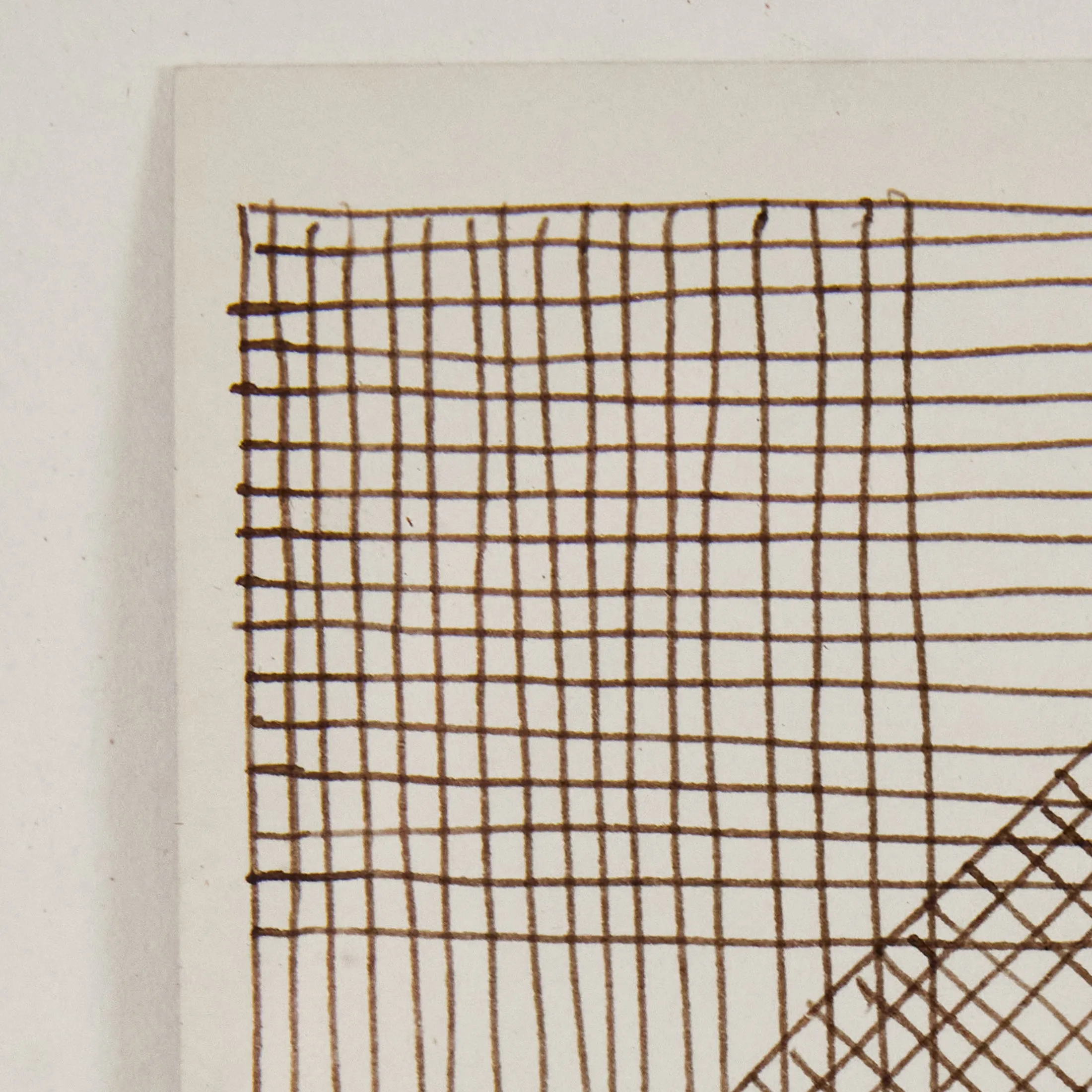 SOL LEWITT "PREPARATORY DRAWING" 1981