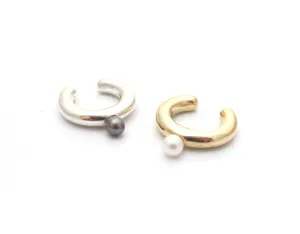 SOLD OUT - Pebble Pearl Ear Cuff