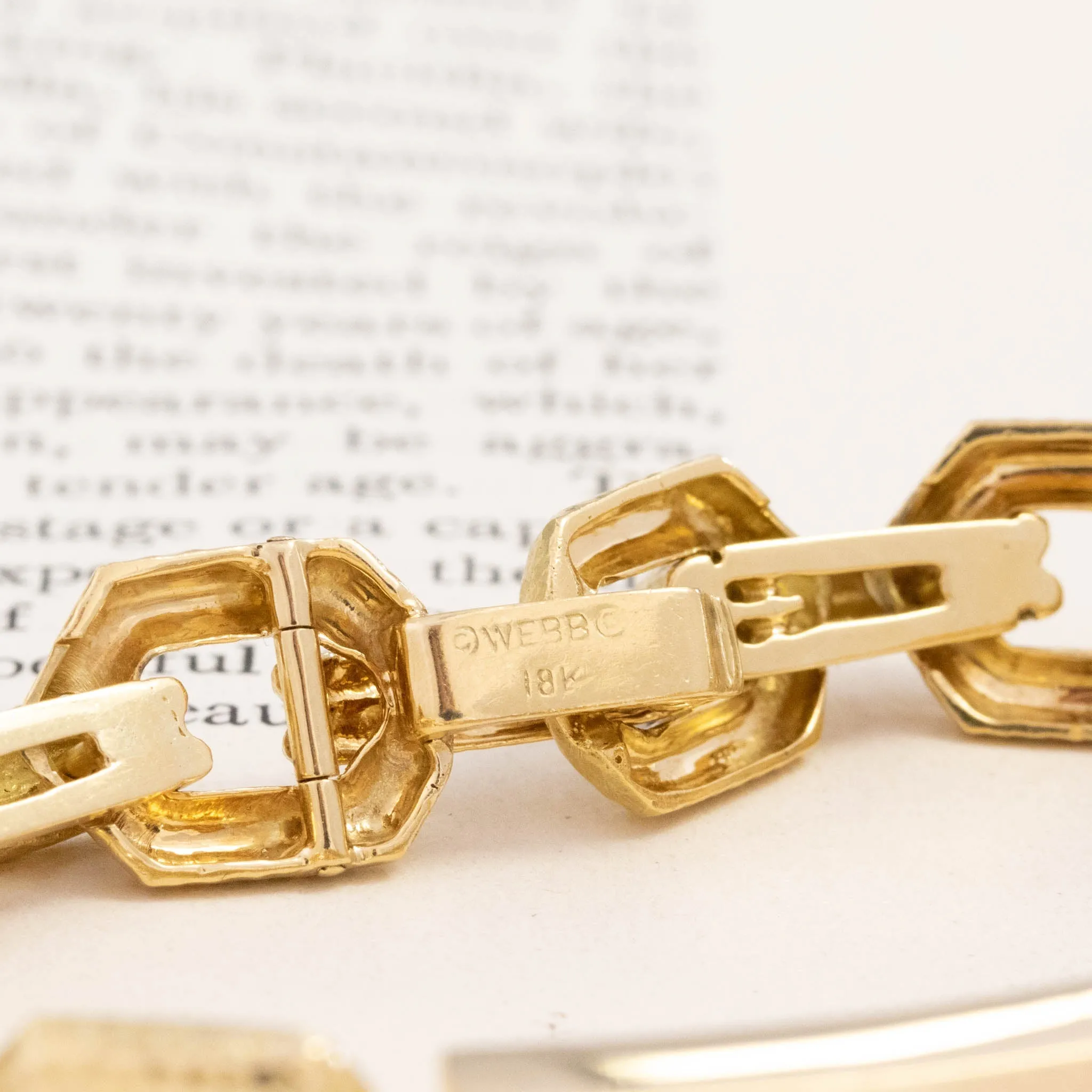 Vintage ID Chain Bracelet by David Webb