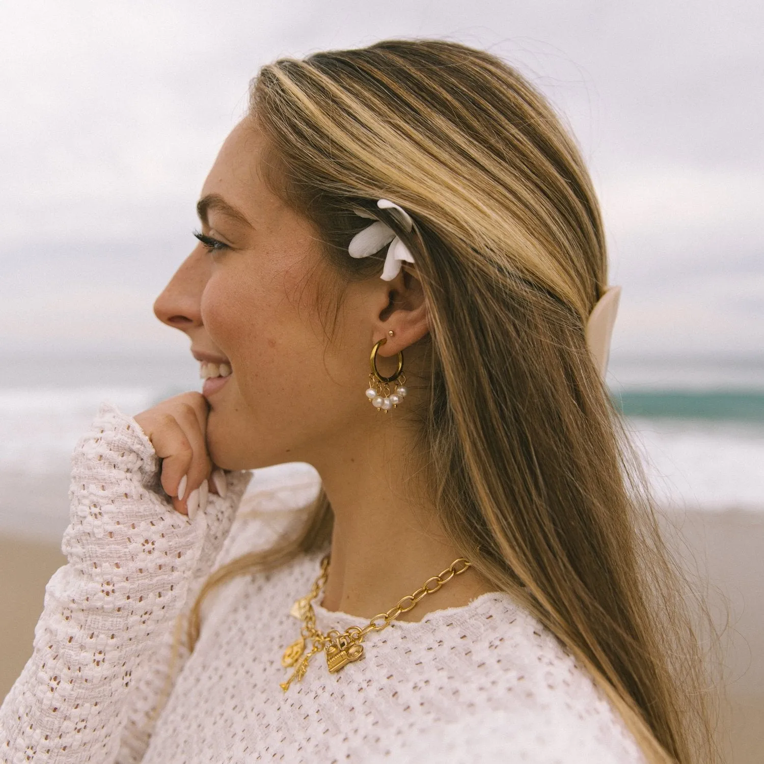 Voyage Pearl Drop Earrings