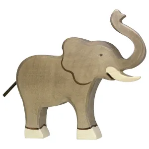 Wooden Toys - Elephant, trunk raised
