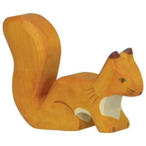 Wooden Toys Squirrel Orange, Standing