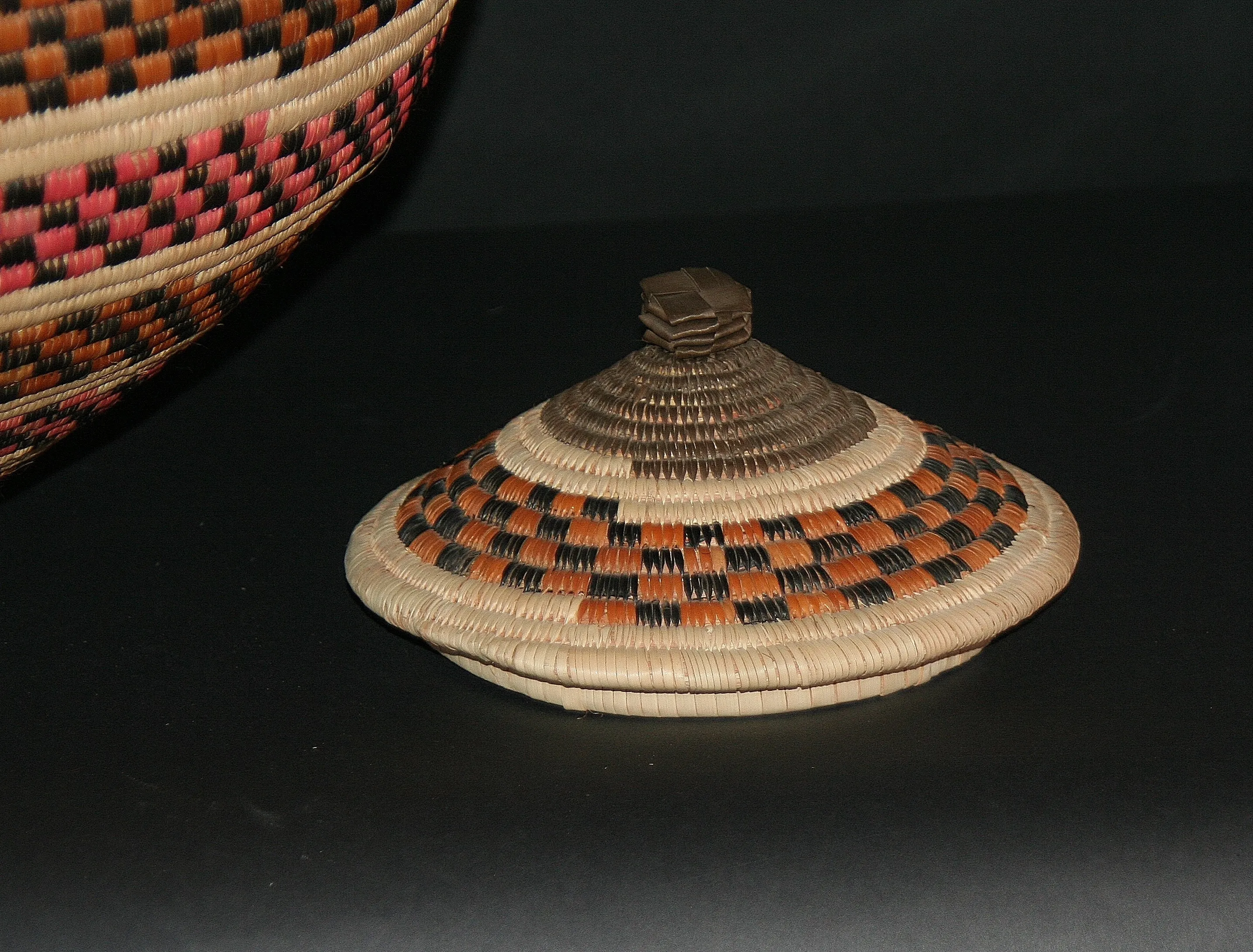 Zulu African Basket Ceremonial Basket Extra Large 28"H X 65"C