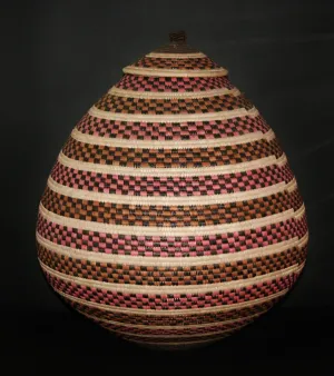 Zulu African Basket Ceremonial Basket Extra Large 28"H X 65"C