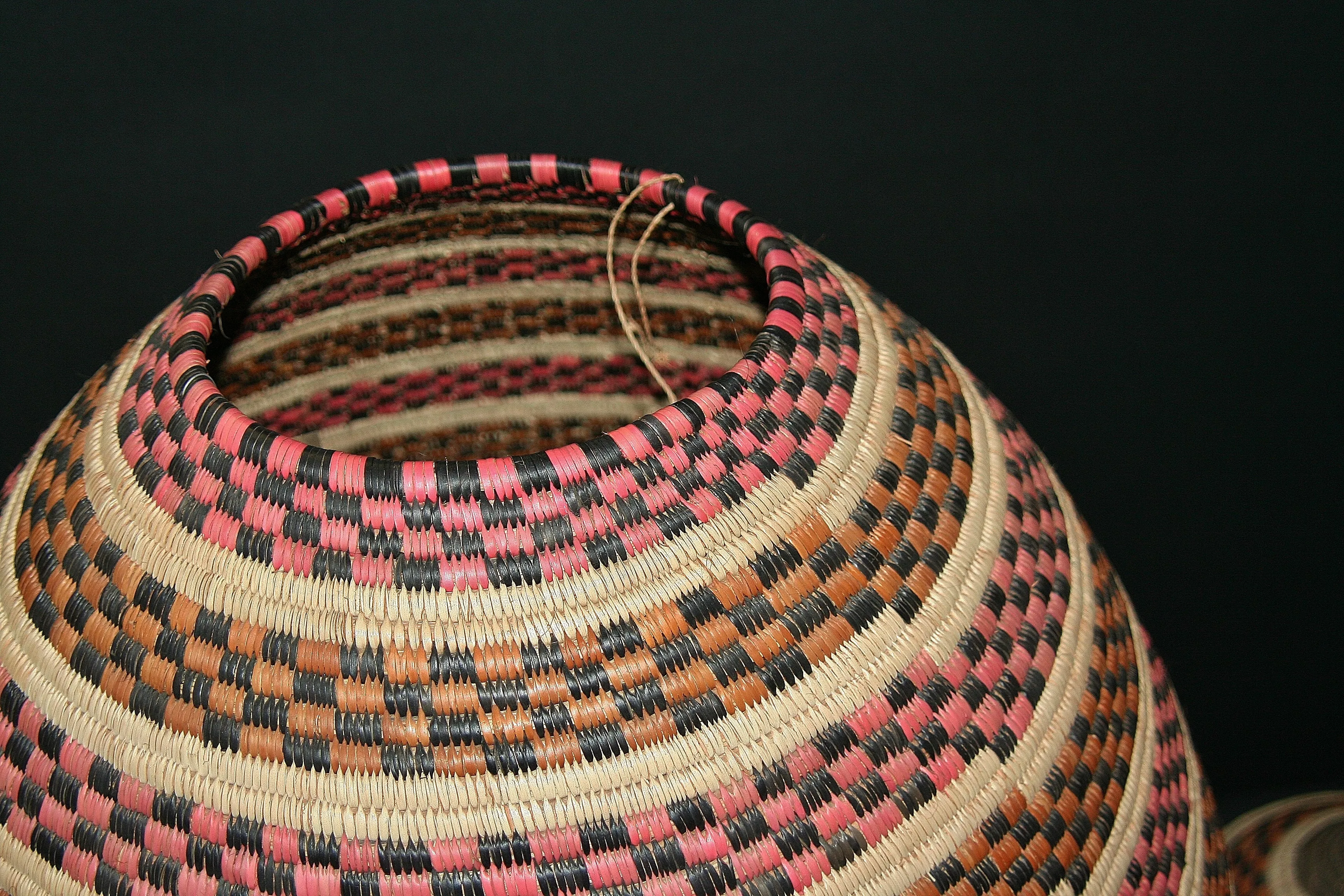 Zulu African Basket Ceremonial Basket Extra Large 28"H X 65"C