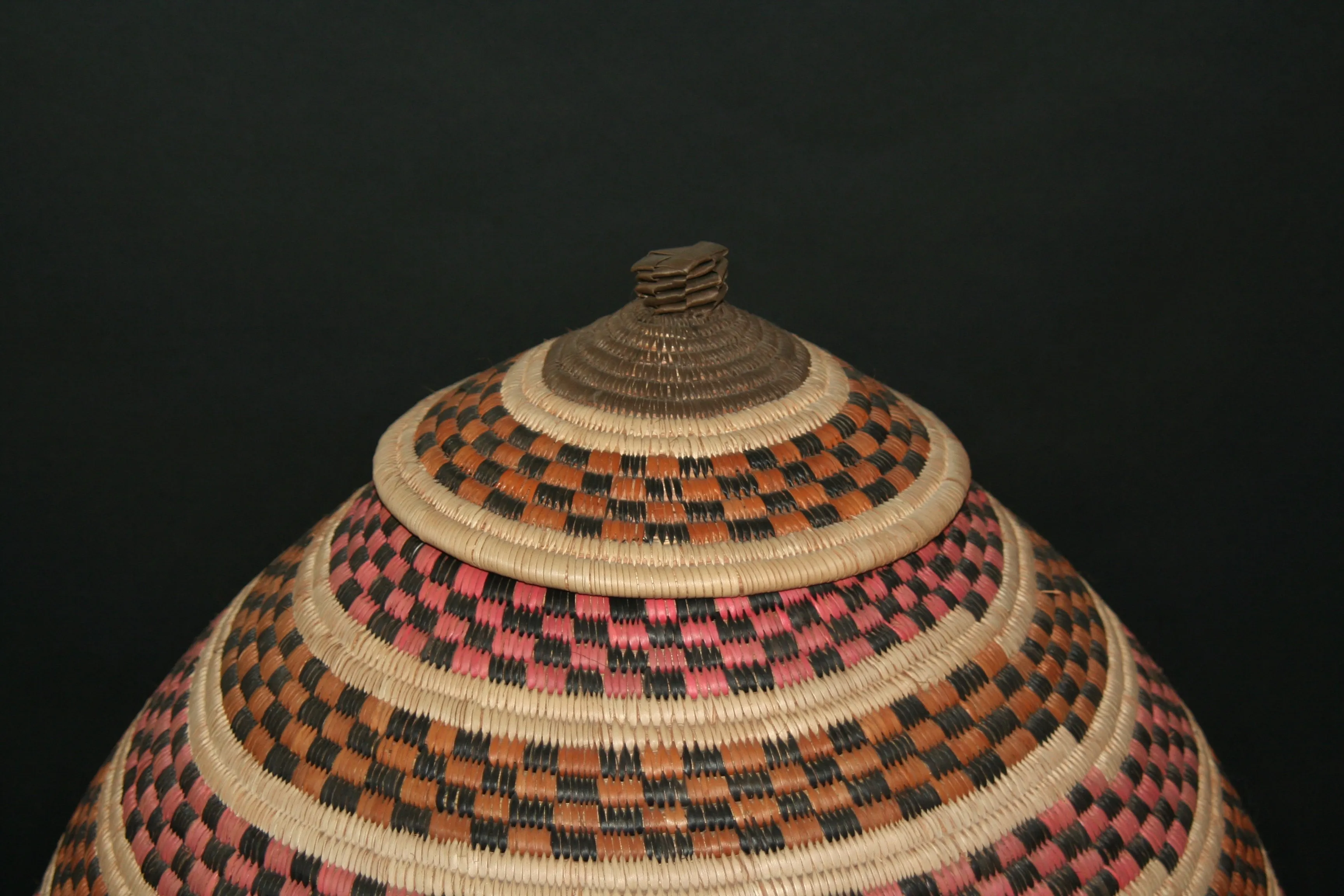 Zulu African Basket Ceremonial Basket Extra Large 28"H X 65"C